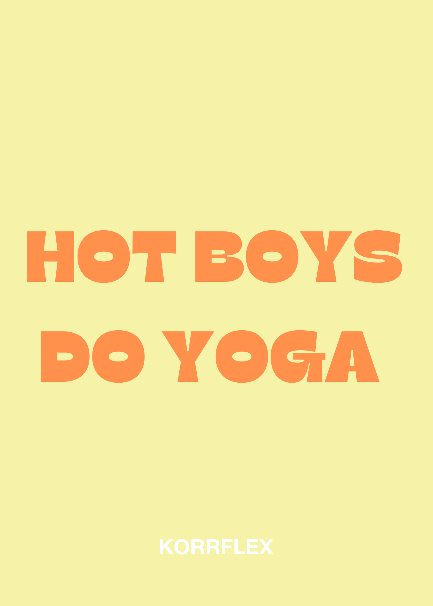HOT BOY YOGA CARD