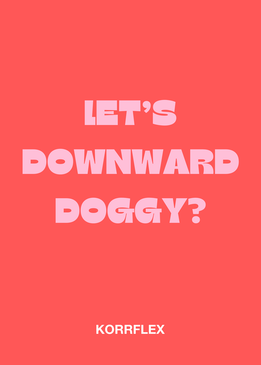 DOWNWARD DOG CARD